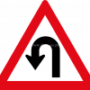 Left Hairpin curve ahead road sign for sale Zimbabwe