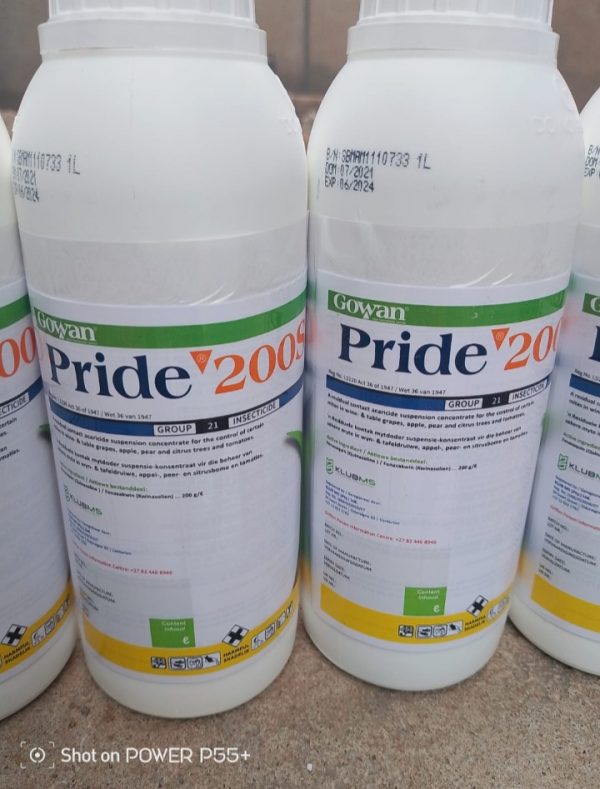 Pride 200SC insecticide 1L for sale Zimbabwe